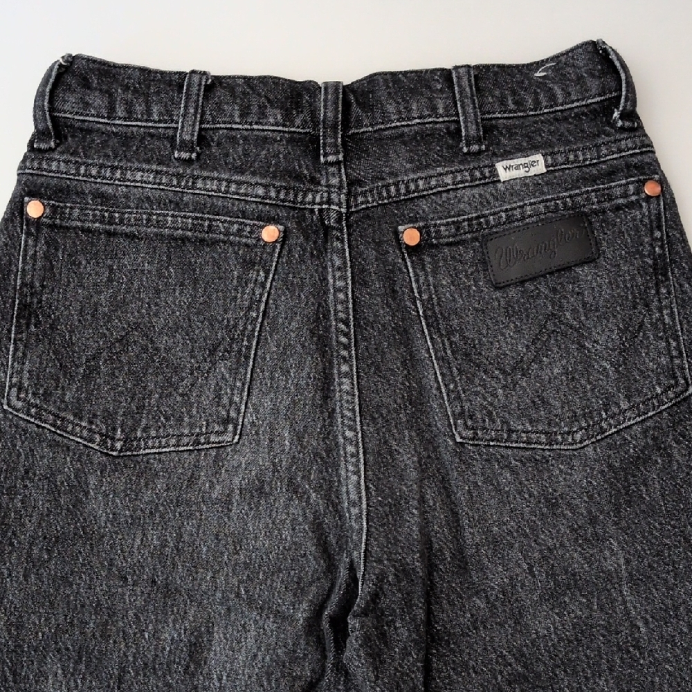 Wrangler Black Straight Jeans Classic Fit - Picture 4 of 6